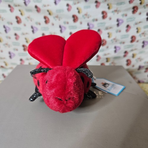NWO Box Jellycat Loulou Love Bug Ladybug Mini Soft Plush Toy - Picture 5 of 8