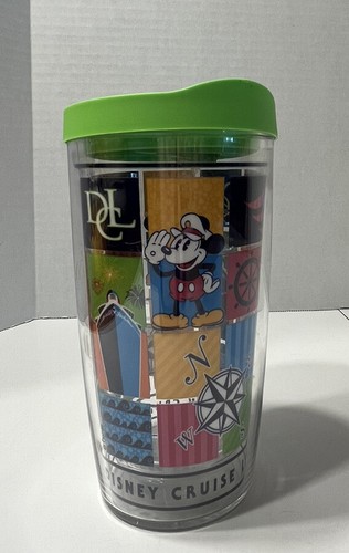 Bicchiere Disney Cruise Line Tervis isolato 16 oz Capitano Topolino Nautico USA - Foto 1 di 14