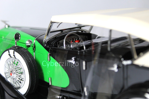 Signature 1934 Duesenberg Black And Green 1:18 Scale Diecast Car NEW IN BOX - Picture 11 of 13