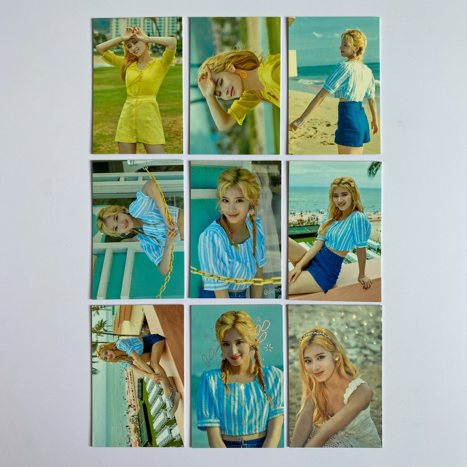 TWICE 'TWAII'S SHOP' OFFICIAL POP-UP STORE EVENT MD - TRADING CARD SANA 9 PC SET TWICE 'TWAII'S SHOP' OFFICIAL POP-UP STORE EVENT MD - TRADING CARD SANA 9 PC SET