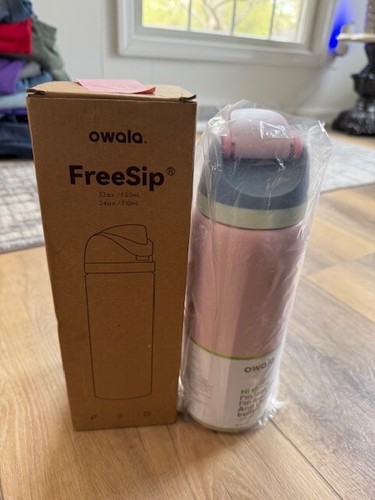 NEW Owala Insulated Stainless Steel Water Bottle with Straw, 32 oz