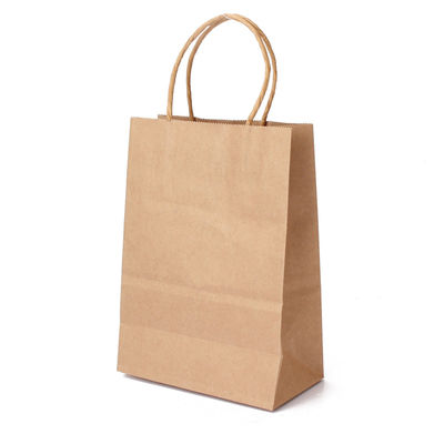 100 Pcs 5 25x3 75x8 Small Brown Kraft Paper Bags With Handle 100 Pcs 5 25x3 75x8 Small Brown Kraft