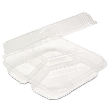 Pactiv ClearView SmartLock Food Containers, 3-Compartments (Case of 200) - Picture 3 of 3