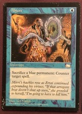 B3G3 ~ MTG ~ Abjure ~ WL Weatherlight ~ 1997 English ~ Common Blue ~ HP
