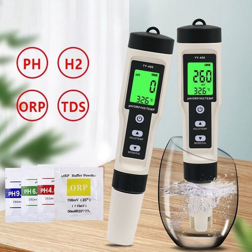 Portable 4 In 1 Hydrogen-Rich Test Pen PH/ORP/TEMP Water Quality Meter Tester RA - Picture 9 of 12