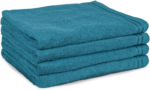 SUPER SOFT 100% EGYPTIAN COTTON TOWELS 450GSM PLAIN STRIPE HAND LARGE BATH SHEET - Picture 42 of 47