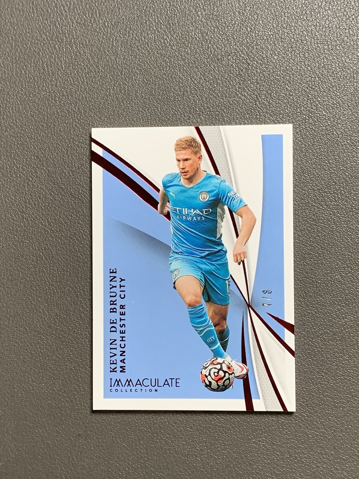 2022-23 PANINI IMMACULATE COLLECTION SOCCER KEVIN DE BRUYNE/8