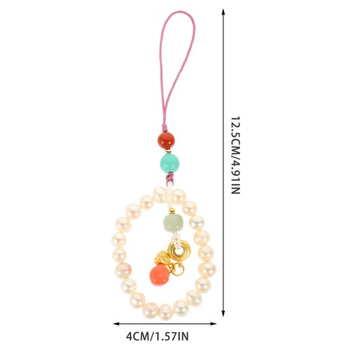 Perle Handykette Telefonhalsriemen Armband Mit Perlen-Handyanhängern - 第 7/12 張圖片
