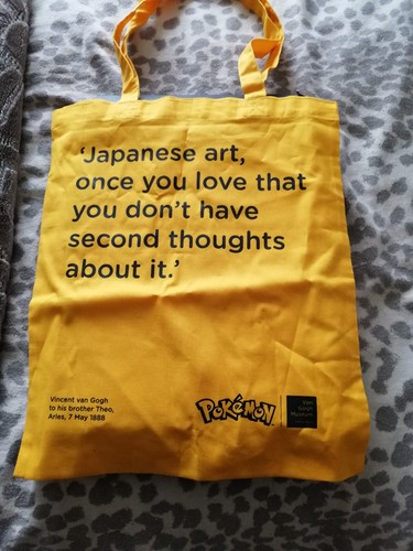 Pokémon Pikachu Van Gogh Canvas |+bag And Promo Card Van Gogh Museum New - Bild 10 von 20