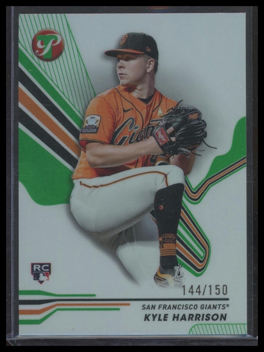 KYLE HARRISON Green Refractor /150 Rookie Card | 2024 Topps Pristine SF GIANTS