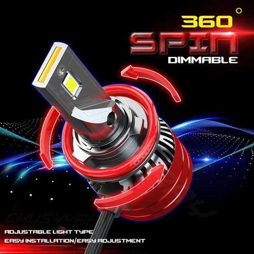 For Toyota Sienna 2011 2012-2020 LED Headlight High Low Beam Fog Light Bulbs Kit - Picture 9 of 20