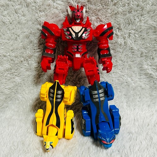 BANDAI Megazord Power Rangers Jungle Fury Sentai Gekirenger Geki Toja Mini pla - Picture 7 of 15