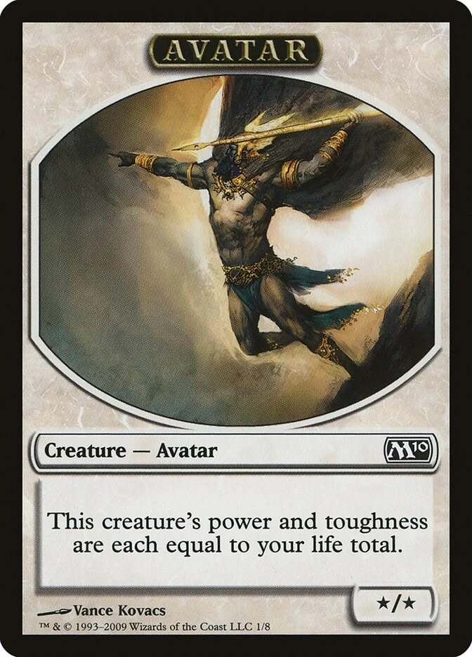 10 Token Cards - AVATAR Tokens - Magic 2010 (M10) - Magic MTG FTG