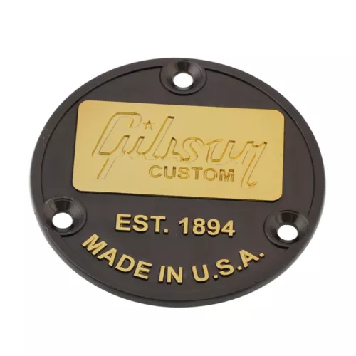 Guitar Toggle Switch Metal Back Cover for LP Guitar EST-1894 Black