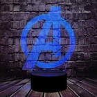 Illusion Avengers Logo Lamp, 3D Light Experience