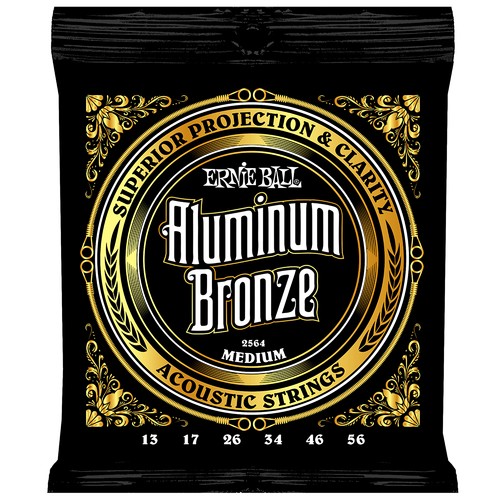 Ernie Ball 2564 Aluminum Bronze Acoustic Strings 13-56 - Picture 1 of 3