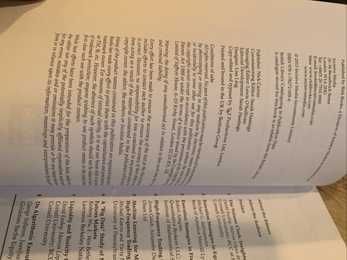 HIGH-FREQUENCY TRADING: New Realities For Traders, Markets, & Regulation Easley - Picture 5 of 10