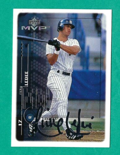 1999 Upper Deck Baseball - Ricky Ledee #147 Yankees - Silver Autograph - Picture 1 of 2