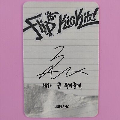Official Juwang Photocard Kickflip 1st Mini Album Flip it Official Juwang Photocard Kickflip 1st Mini Album Flip it
