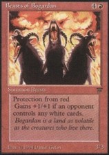 Beasts of Bogardan Magic mtg Light Play, English Legends x1