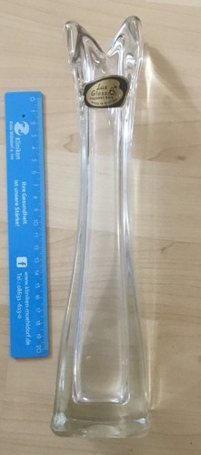 Glas Vase - LUX GLASS Österreich. Falconer Main. - Höhe 31 cm. - Bild 9 von 13