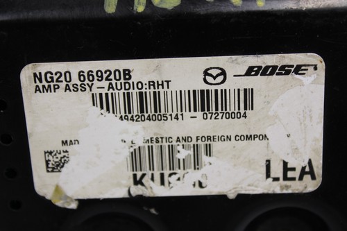 2007 2008 07 08 MAZDA MIATA MX-5 MX5 BOSE AUDIO RADIO STEREO AMP AMPLIFIER USED - Picture 7 of 8