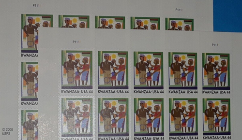 TWO Panes x 20 = 40 of KWANZAA 44¢ African-American Holiday US Stamps USA # 4434 - Picture 6 of 12