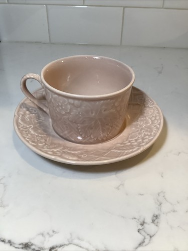 PINK ENGLISH COUNTRYSIDE MIKASA (4) Cups Coffee Mug & (4) Saucers 6.25" Pretty! - Picture 3 of 13