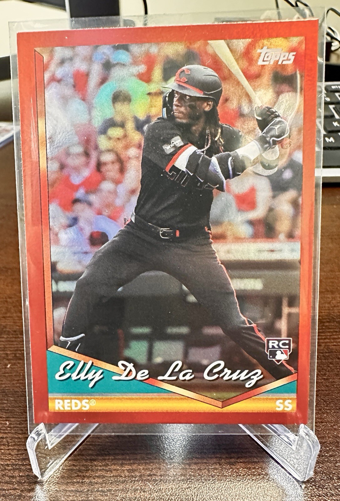 2024 Topps Archives - Elly De La Cruz #300 - Red Hot Foil 36/50 RC