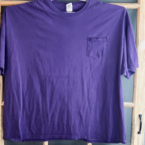 Gildan Ultra Cotton Herren T-Shirt Lila Größe 5XL, BIG Shirt - Bild 1 von 7