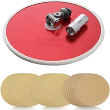 Goldblatt 9 Inch Drywall Sander with 30pcs Sanding Discs-Hook for Wall Cleaning