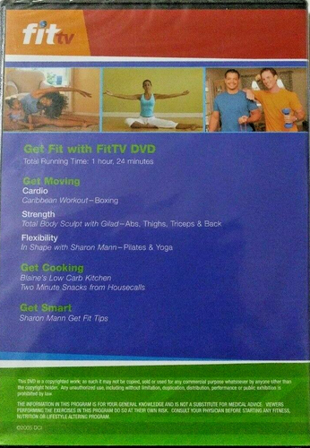 Get Fit with Fit TV (DVD, 2006) - WERKSEITIG VERSIEGELT Übungs-DVD Cardio Strength - Bild 3 von 3