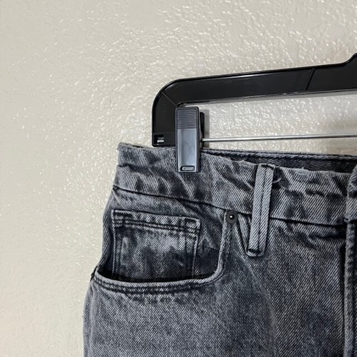 Good American Good Icon BLack Loose Fit Straight Leg Jeans Size 4/27 - Bild 2 von 5