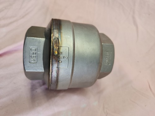 Watson McDaniel WSSCV-15-N-0 2" Threaded Silent Check Valve 316SS 510PSI, NOS - Picture 3 of 4