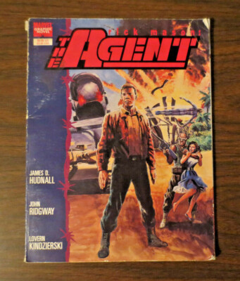 RICK MASON: THE AGENT MARVEL COMICS Graphic Novel 1989 Vintage James D. Hudnall
