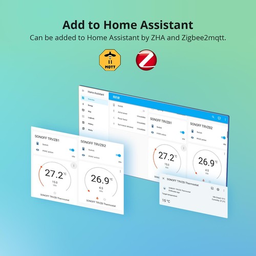 SONOFF TRVZB ZigBee 3.0 Thermostatisches Heizkörperventil Smart Home Thermostat - Bild 14 von 17