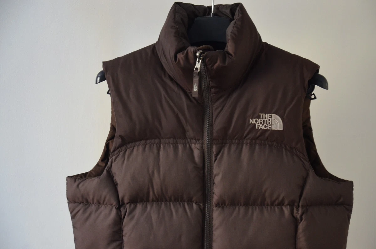 The North Face Nuptse Women's Brown Vintage Down Puffer Vest