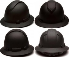 Pyramex Ridgeline Full Brim Hard Hat, One Size, Matte Black Graphite Pattern 