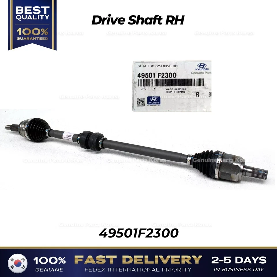 ⭐Genuino⭐ Eje de transmisión derecho 49501F2300 para Hyundai Elantra Foto 2 de 2