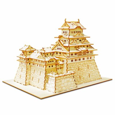 Azone Wooden Art Style Wood Puzzle Kigumi Tokyo Skytree R from JAPAN