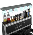 30" Silicone Stove Top Shelf Magnetic for Kitchen Resistant Spice Rack Organiser