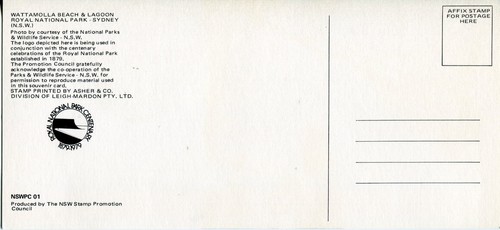 1979 Centenary of Royal National Park, Sydney - Postcard Postmark APM7320 - Picture 2 of 2