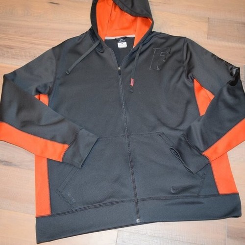 NIKE FLORIDA GATORS Full Zip Up HOODIE SWEATSHIRT Spell Out Therma-Fit #H16 - Picture 2 of 8