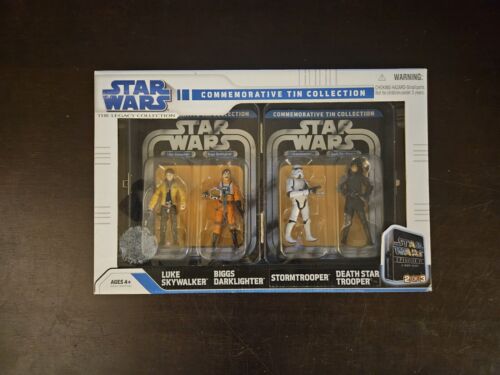 STAR WARS A New Hope Action Figure Sets W Commemorative Tins Chewbacca SEALED - Picture 3 of 13