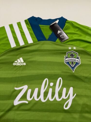 CAMISETA ADIDAS MLS AUTÉNTICA FIRMADA POR NICOLAS LODEIRO SEATTLE SOUNDERS - FANÁTICOS - Imagen 5 de 9