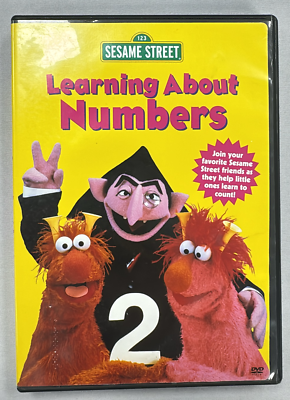 Sesame Street - Learning About Numbers (DVD, 2004) (B137-52