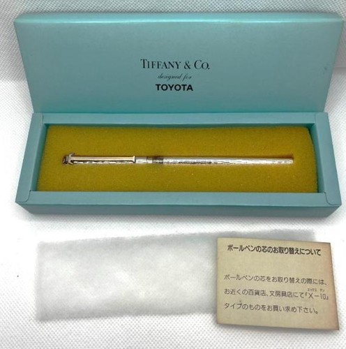 Tiffany & Co. × Toyota T-Clip Ballpoint Pen Writing Utensils w/Box Stationery - Picture 6 of 9
