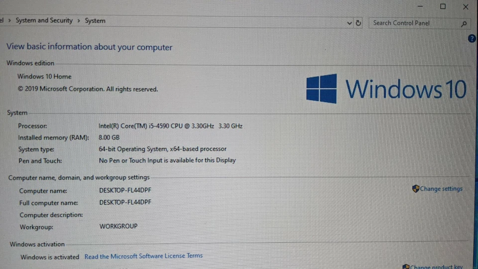 Lenovo ThinkCentre M73 All-In-One Desktop Intel i5-4590 8GB + Windows 10 Home - image 4 of 4