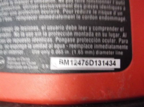 Homelite 13" Electric String Trimmer/ Edger UT41112-A sn bm12475d131434 40x13x9 - Picture 2 of 6