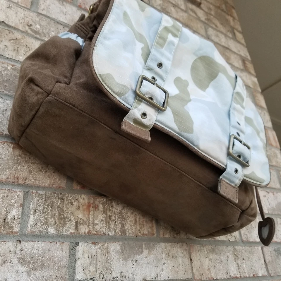 Wendy Bellissimo Bolso de Pañales Camuflaje Marrón/Bolso Mensajero XL Foto 2 de 4